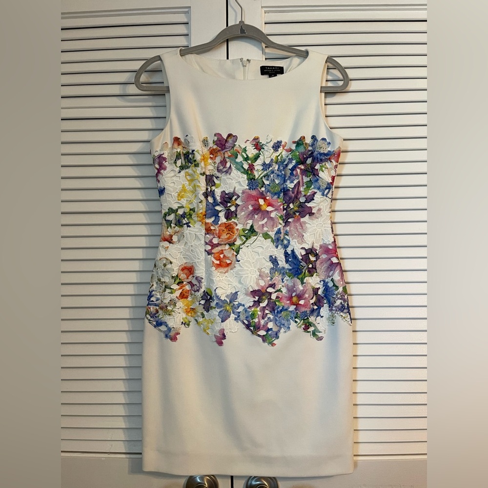 Floral White Dress